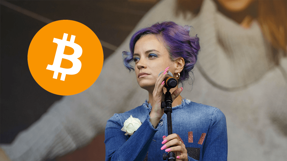 lily allen near btc logo