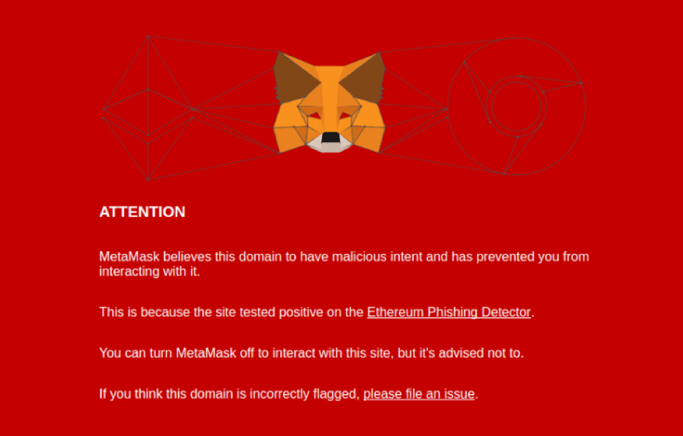 metamask malicious intent detector