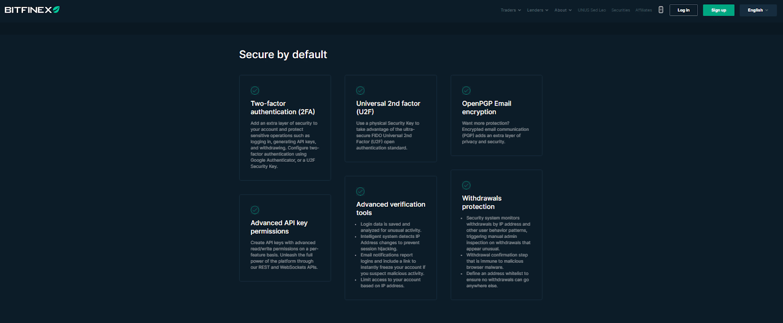 What is Bitfinex? All You Need To Know 9 https://usethebitcoin.com/wp-content/uploads/2018/02/image-11.png UseTheBitcoin Bitfinex Security Features