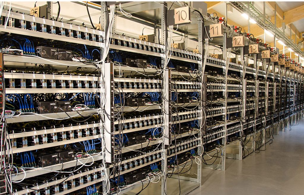 crypto-mining farm