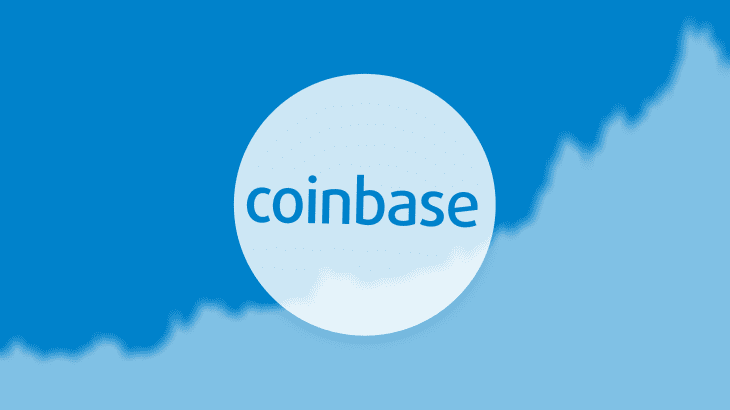 logo coinbase berwarna biru