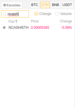 Guide: How To Buy nCash On Binance 5 https://usethebitcoin.com/wp-content/uploads/2018/03/NUCLEUS-VISION-token.jpg UseTheBitcoin eth ncash binance