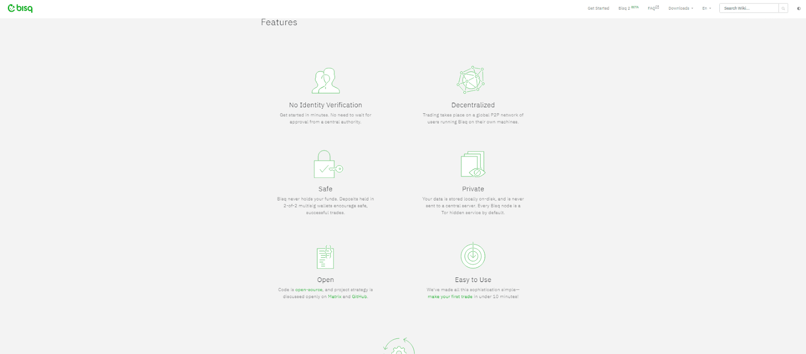 Bisq Exchange Advantages