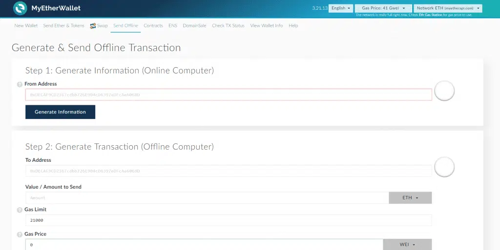How to Use MyEtherWallet | Beginner's Guide 9 https://usethebitcoin.com/wp-content/uploads/2018/06/Screenshot_1-1.png UseTheBitcoin Offline