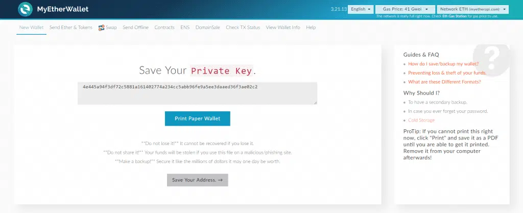 How to Use MyEtherWallet | Beginner's Guide 3 https://usethebitcoin.com/wp-content/uploads/2018/06/Screenshot_1-1.png UseTheBitcoin MyEtherWallet Private Key