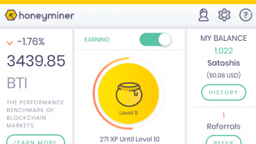 honeyminer dashboard for computer mining