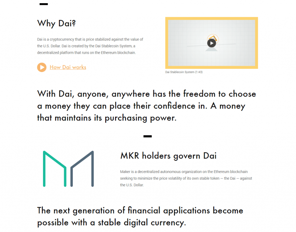 All You Need to Know About Maker Cryptocurrency | Beginner’s Guide in 2018 2 https://usethebitcoin.com/wp-content/uploads/2018/07/spacex-71876-unsplash.jpg UseTheBitcoin DAI