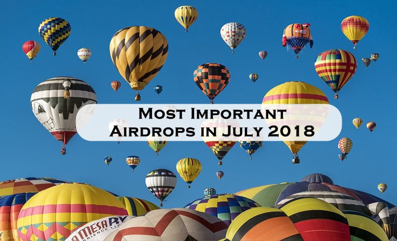 ost important airdrops july 2018