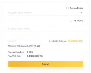 Guide: How To Buy EOS Tokens On Binance 2 https://usethebitcoin.com/wp-content/uploads/2018/02/eosdecentr.png UseTheBitcoin How to withdraw EOS from Binance