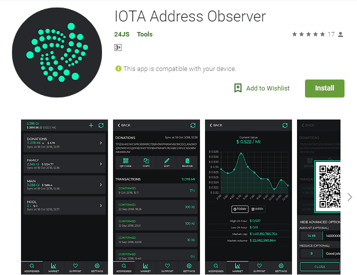 IOTA Address Observer