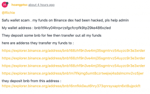 WARNING: SAFU Wallet Allegedly Steals Users Data 1 https://usethebitcoin.com/wp-content/uploads/2018/04/Hacker-Noon.png UseTheBitcoin Binance User 1