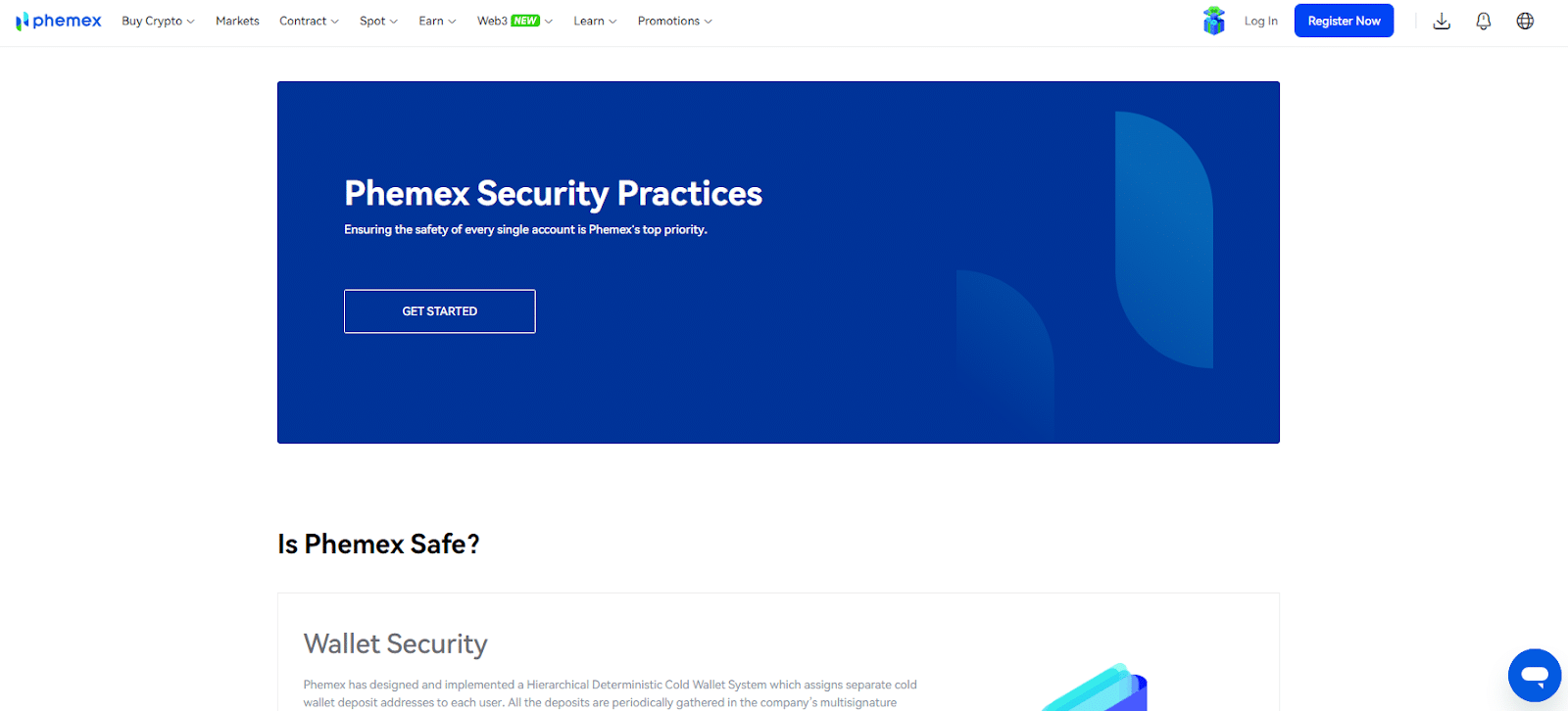 Phemex Security
