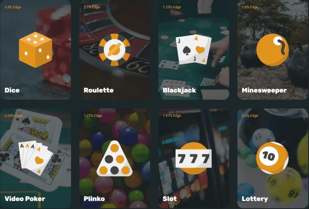 Casino Games in CryptoGames