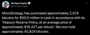 MicroStrategy Michael Saylor