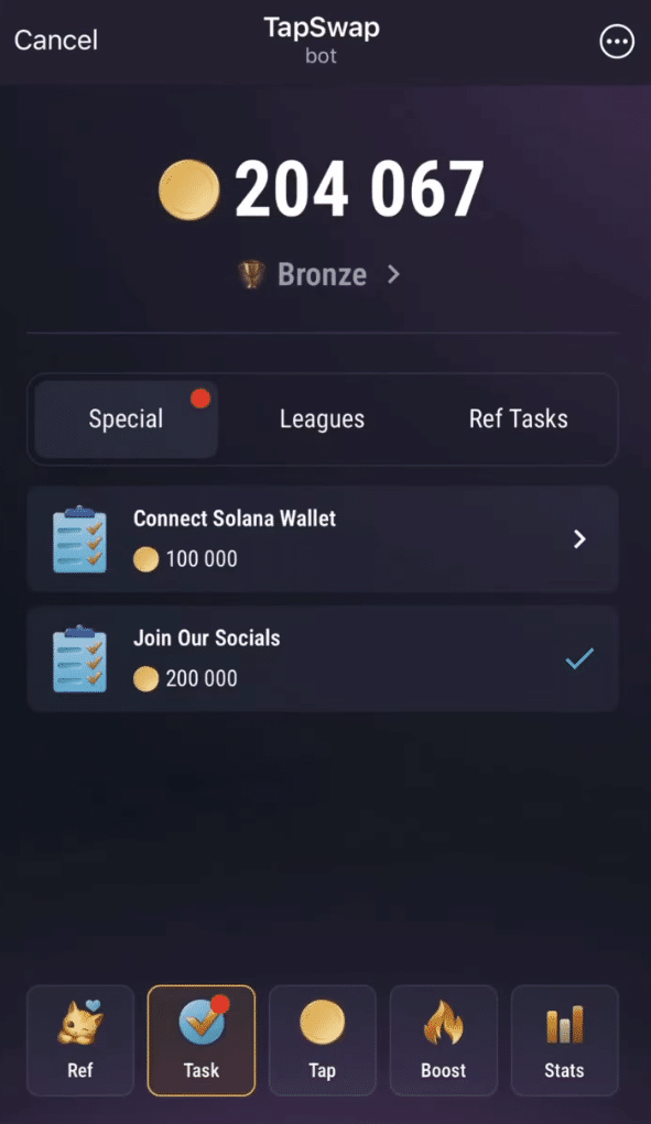 TapSwap Telegram Game Airdrop Guide 9 https://usethebitcoin.com/wp-content/uploads/2024/05/TapSwap.jpg UseTheBitcoin image 15