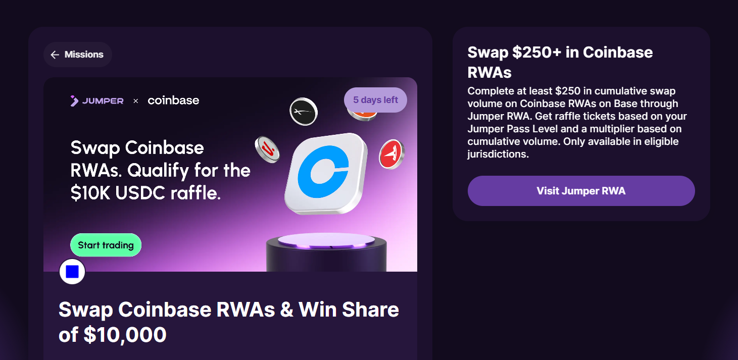 Jumper Airdrop Guide: How to Earn XP Before a Potential Token Launch 6 https://usethebitcoin.com/wp-content/uploads/2024/05/Jumper-floating-above-a-reflective-platform.jpg UseTheBitcoin image 71