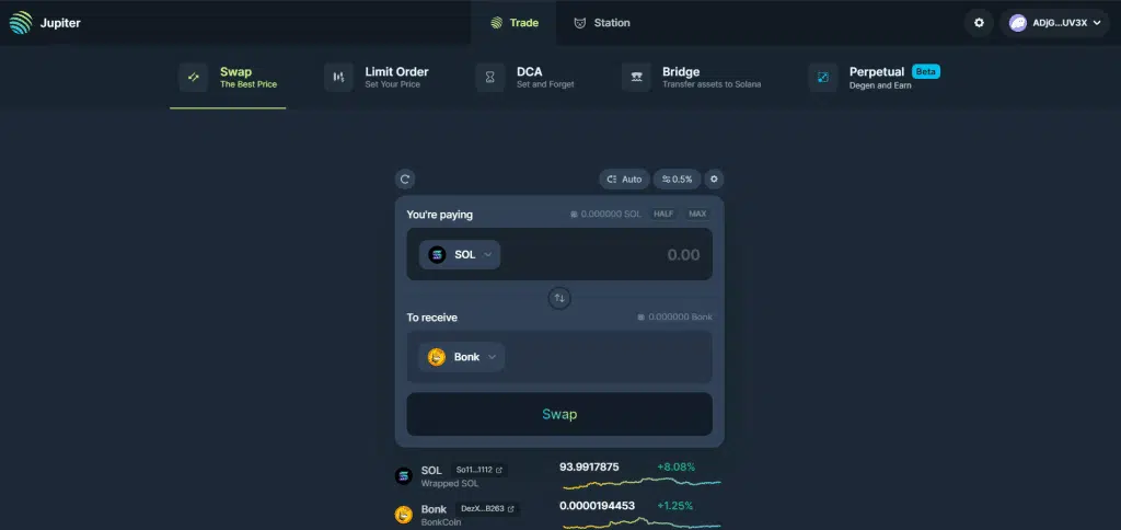 How To Swap On Jupiter (JUP) DEX? 10 https://usethebitcoin.com/wp-content/uploads/2024/07/Jupiter-JUP.jpeg UseTheBitcoin image 355