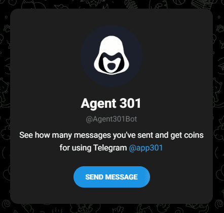 Agent 301 ($AGNT) Telegram Airdrop Guide 2 https://usethebitcoin.com/wp-content/uploads/2024/08/Agent-301.png UseTheBitcoin image 318