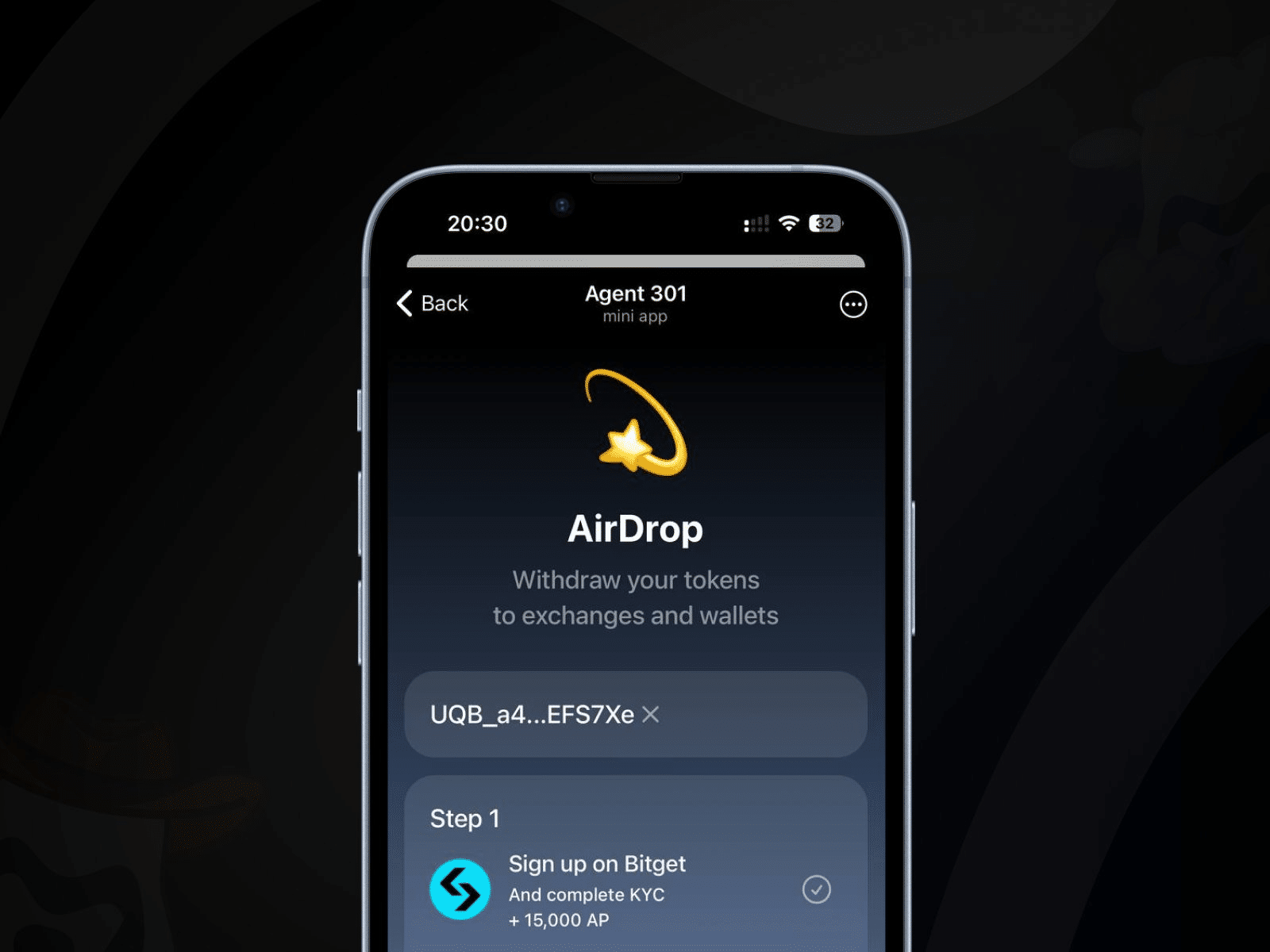 Agent 301 ($AGNT) Telegram Airdrop Guide 8 https://usethebitcoin.com/wp-content/uploads/2024/08/Agent-301.png UseTheBitcoin image 321