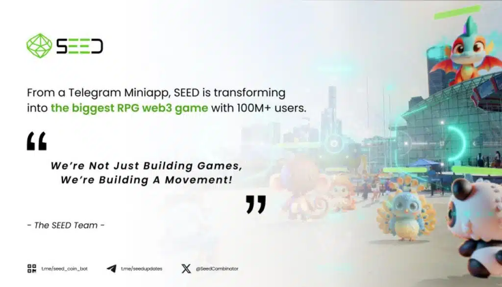 SEED secures investment from Sui Foundation to build a 100M-user Web3 Gaming Ecosystem on Sui 1 https://usethebitcoin.com/wp-content/uploads/2025/01/Bringing_2_1736492527vvfpRE83Nd.jpg UseTheBitcoin Building games 2 1736492749TeOwuEMjL1