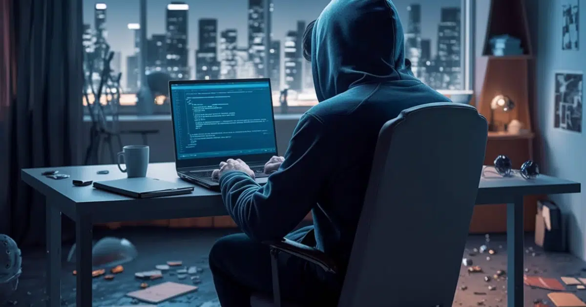 man on laptop