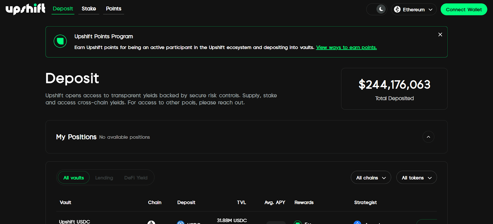 Upshift Potential Airdrop Guide 2 https://usethebitcoin.com/wp-content/uploads/2025/04/Upshift.jpg UseTheBitcoin image 10