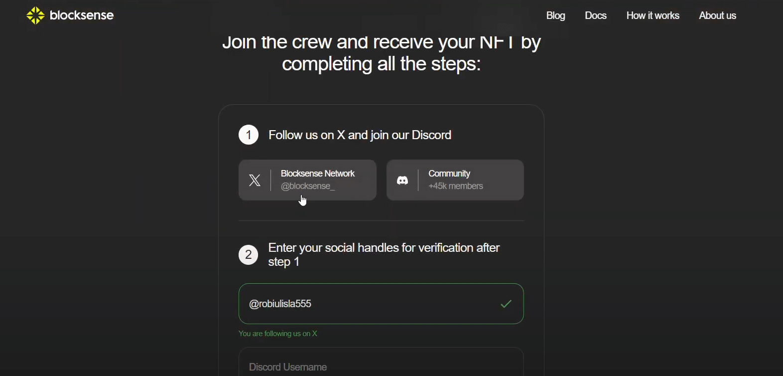 Blocksense NFT Drop Airdrop Guide 3 https://usethebitcoin.com/wp-content/uploads/2025/05/Blocksense.jpg UseTheBitcoin Screenshot 2025 05 19 120419
