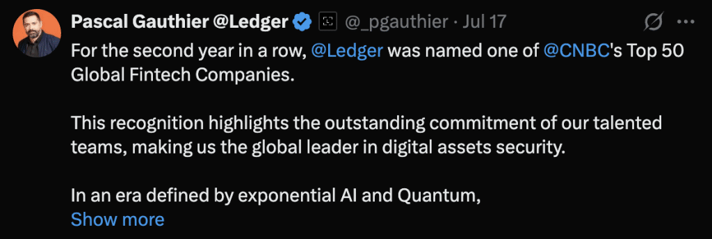Pascal Gauthier Net Worth in 2025 - CEO of Ledger 1 https://usethebitcoin.com/wp-content/uploads/2025/08/Pascal-Gauthier.png UseTheBitcoin Pascal Gauthier