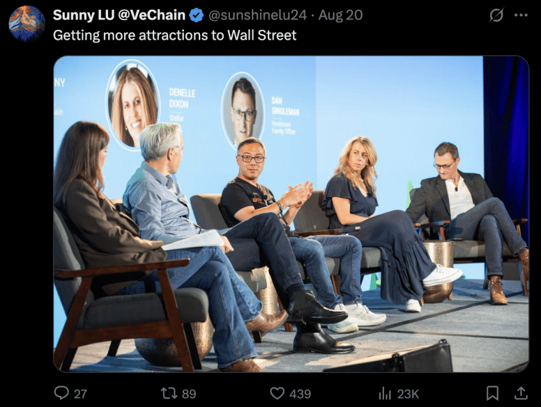 Sunny Lu Internet Price (2025) | Co-founder of VeChain