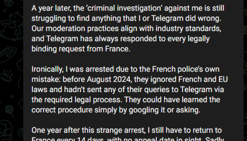 Pavel Durov Slams French Government in Ongoing Legal Battle 1 https://usethebitcoin.com/wp-content/uploads/2025/08/250825-Pavel-Durov-Slams-French-Government-in-Ongoing-Legal-Battle.png UseTheBitcoin image 54