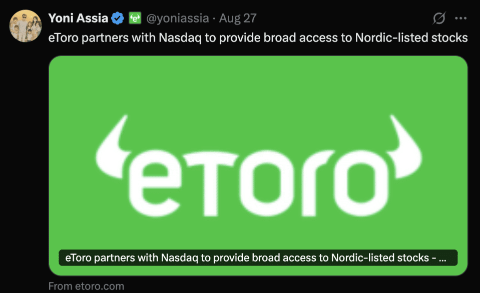 Yoni Assia Net Worth in 2025 - CEO of eToro 1 https://usethebitcoin.com/wp-content/uploads/2025/09/Yoni-Assia.png UseTheBitcoin Yoni Assia