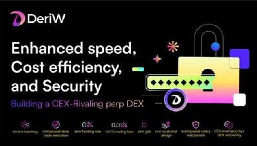 DeriW Sees Speedy Progress Put up-Mainnet Launch, Redefining Perp DEX Requirements with CEX-Rivaling Expertise | UseTheBitcoin