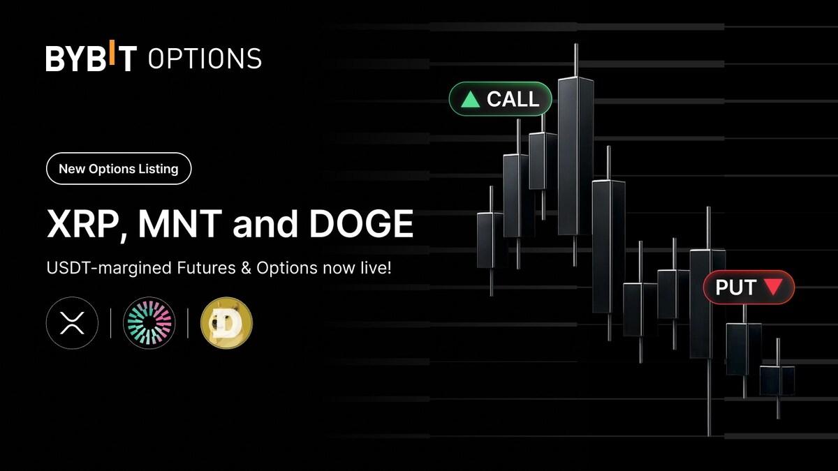 Bybit Expands Derivatives Suite with XRP, MNT, and DOGE Options Contracts | UseTheBitcoin