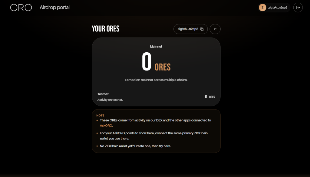 ORO Airdrop Guide: How to Earn ORE Points 3 https://usethebitcoin.com/wp-content/uploads/2025/11/image2.png UseTheBitcoin image1
