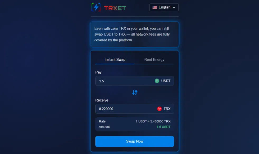USDT and USDC by Tron