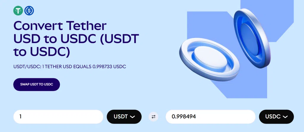 USDT and USDC by Metamask