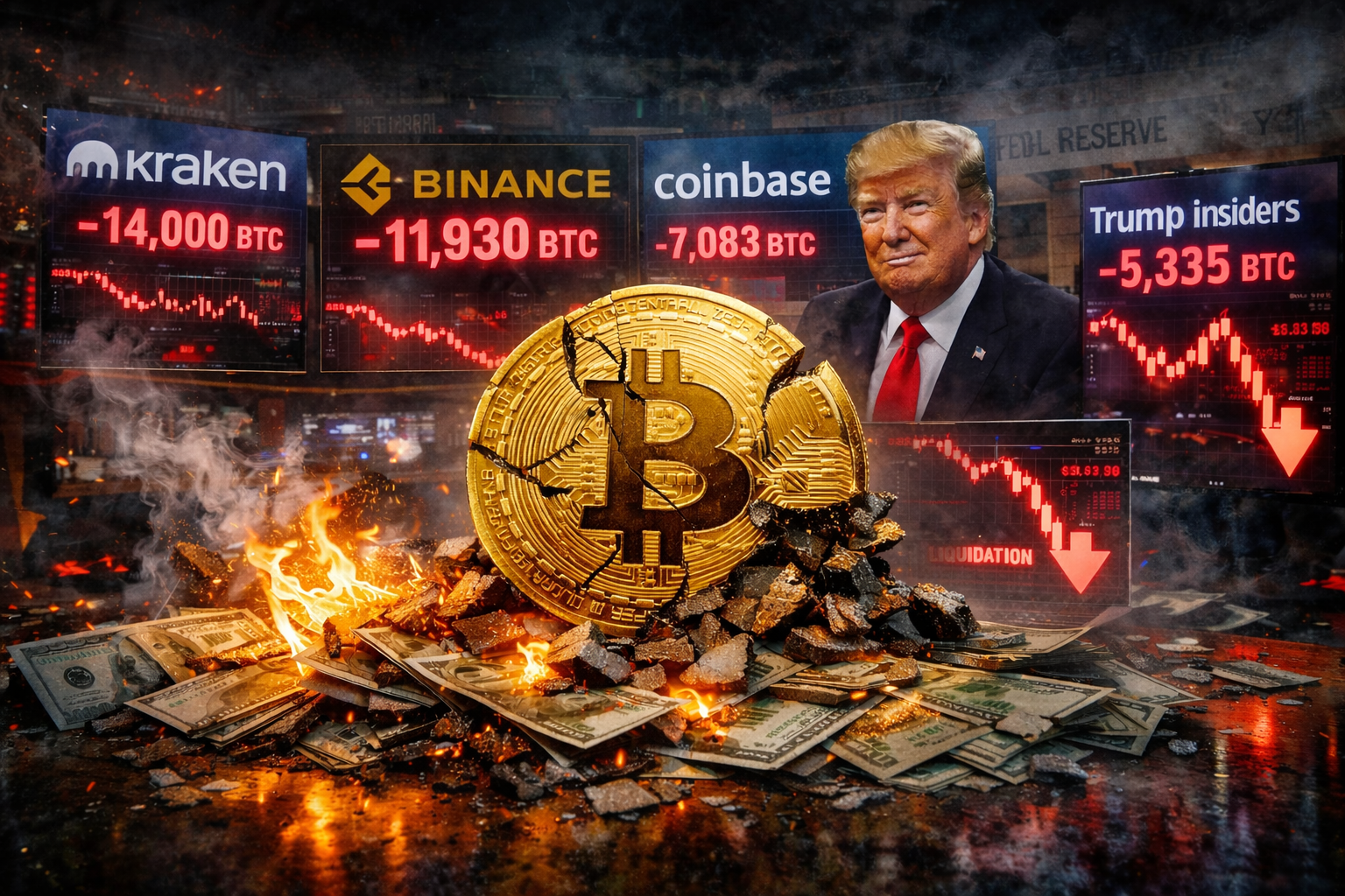 BREAKING: $2.8 Billion Bitcoin Dump Exposes Coordinated Market Manipulation