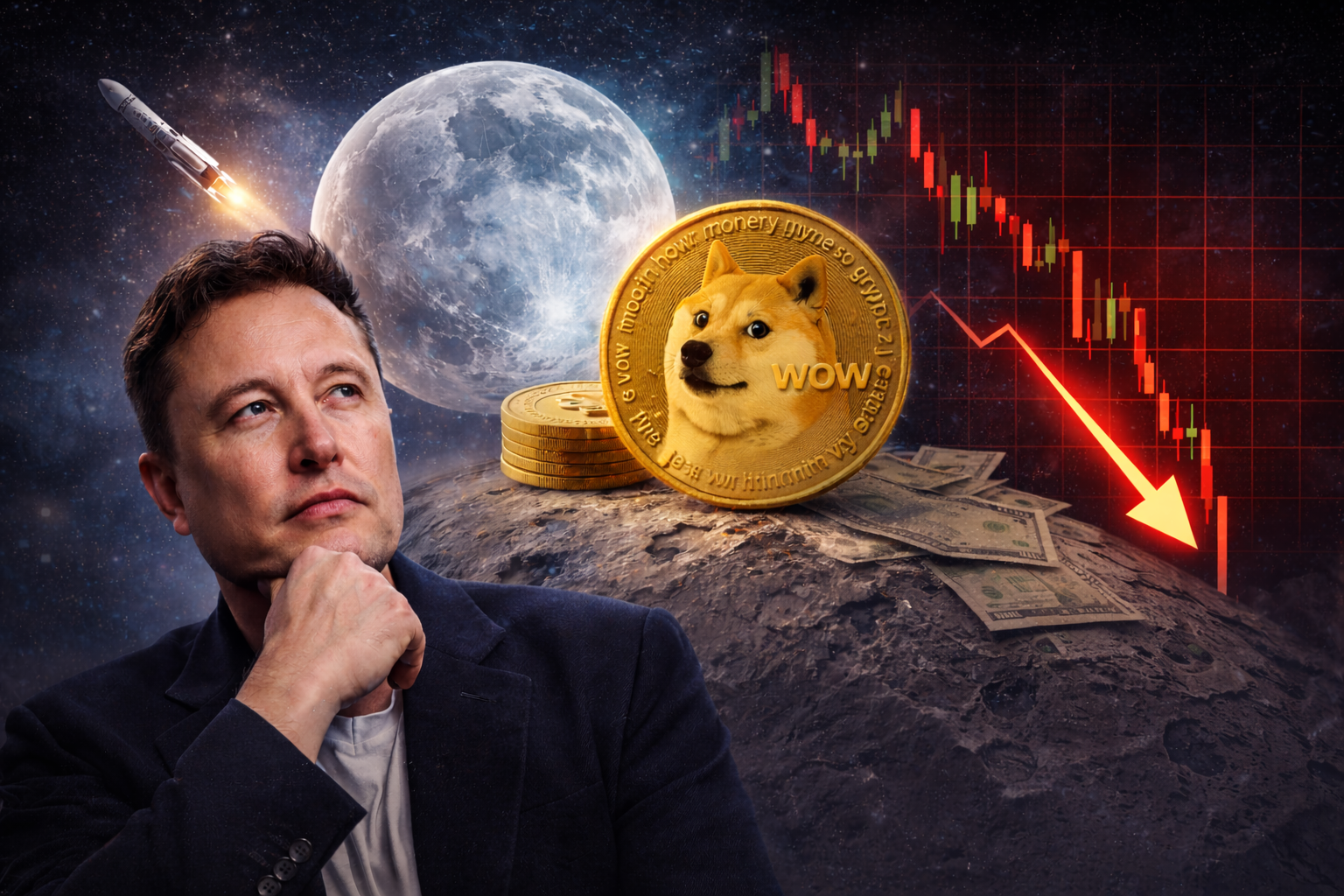 Dogecoin to the moon