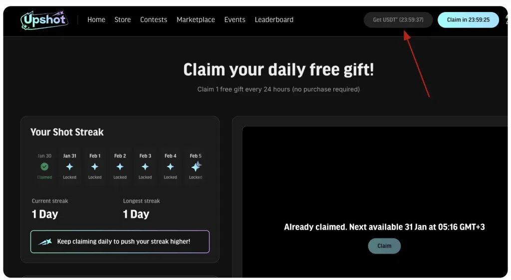 Upshot Airdrop Guide - Stakes Card, Predictive Market, and How to Apply 3 https://usethebitcoin.com/wp-content/uploads/2026/02/Upshot-Airdrop.png UseTheBitcoin Screenshot 2026 02 01 at 17.18.38