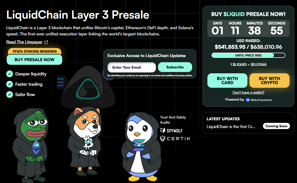 LiquidChain token presale