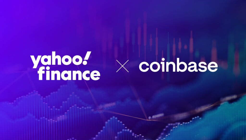 Coinbase YahooFinance partnership