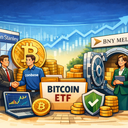 Morgan Stanley Bitcoin Trust Names Coinbase and BNY as ETF Custodians