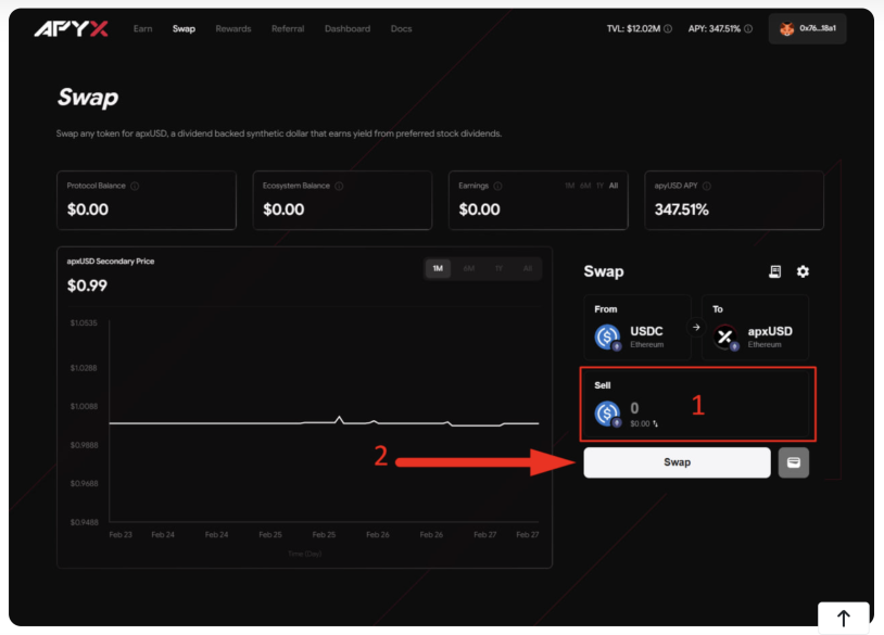 APYX Airdrop Guide - Stablecoin Dividend, Eligibility, and How to Apply 2 https://usethebitcoin.com/wp-content/uploads/2026/03/APYX-Airdrop.png UseTheBitcoin Screenshot 2026 03 03 at 16.57.36