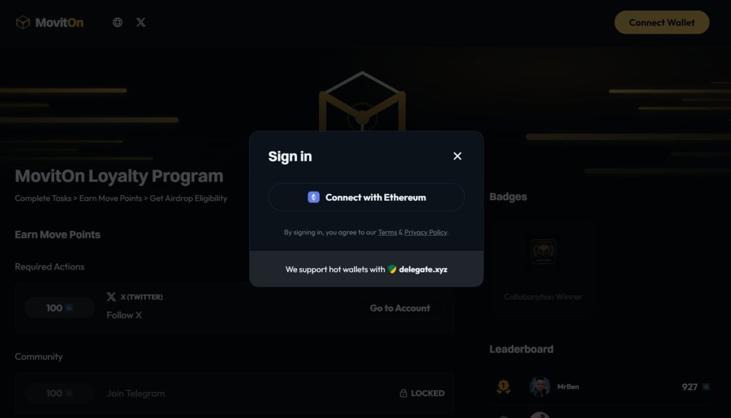MovitOn Airdrop Guide: Earn Move Points with Web3 Travel Deliveries 2 https://usethebitcoin.com/wp-content/uploads/2026/03/image1-64.png UseTheBitcoin image6 3