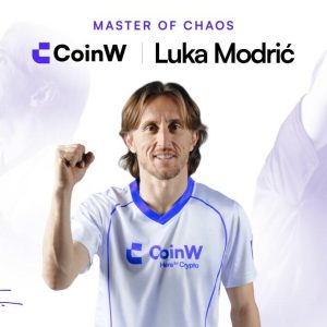 CoinW Partners with Luka Modrić as Global Brand Ambassador