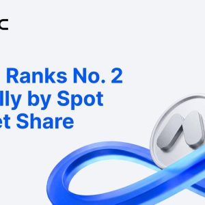 MEXC Ranks No. 2 Globally by Spot Market Share, TokenInsight Reports