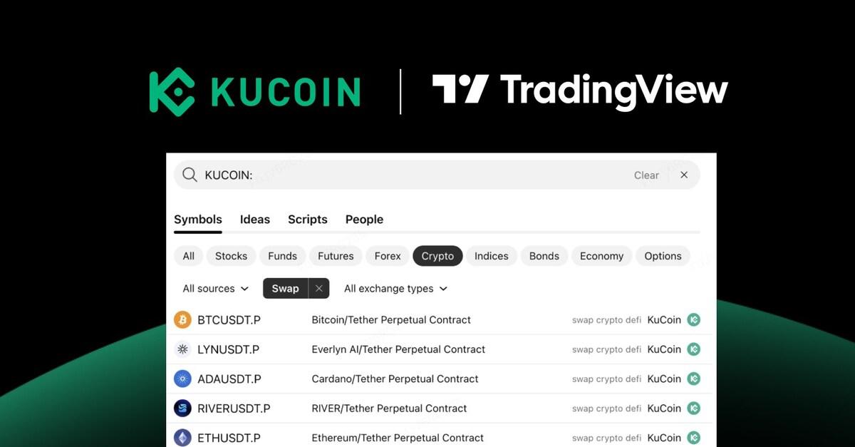KuCoin Futures Market Data Now Available on TradingView, Expanding Access to Professional-Grade Analytics