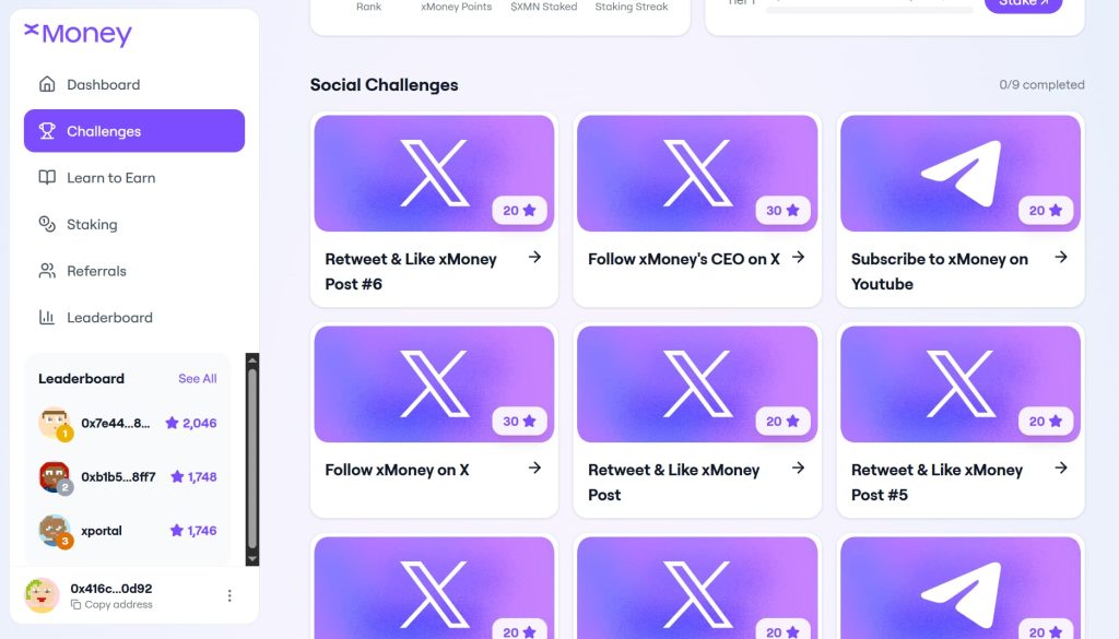 xMoney Airdrop Guide: Earn $XMN Through Dashboard Tasks and Milestones 3 https://usethebitcoin.com/wp-content/uploads/2026/04/image2-7.png UseTheBitcoin image5 3