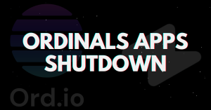 Bitcoin Ordinals Giant Ord.io to Shut Down