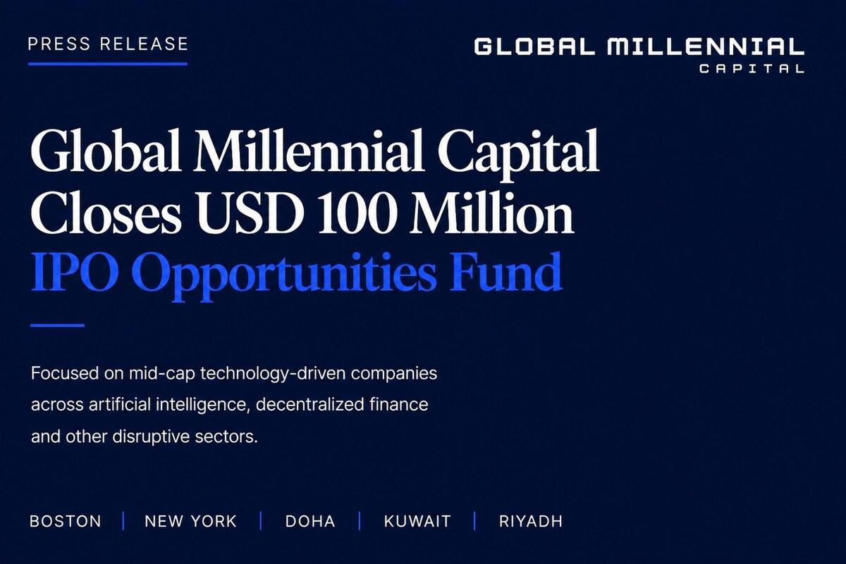 Global Millennial Capital Raises USD 100 Million to Fund New-Age Technology Leaders in Underpenetrated Mid-Cap Segments